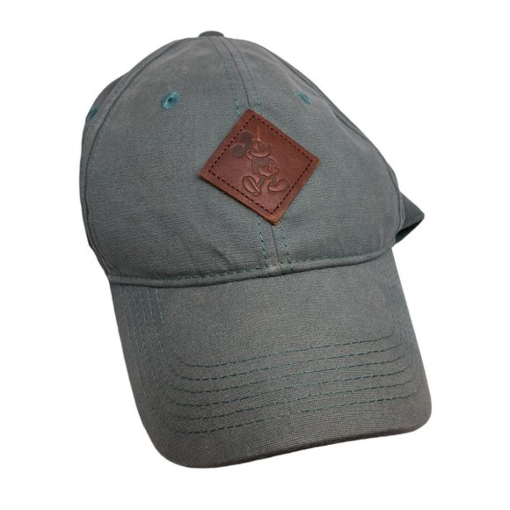Disney Parks Adult Unisex Green Mickey Mouse Adjustable‎ Back Baseball Hat Cap